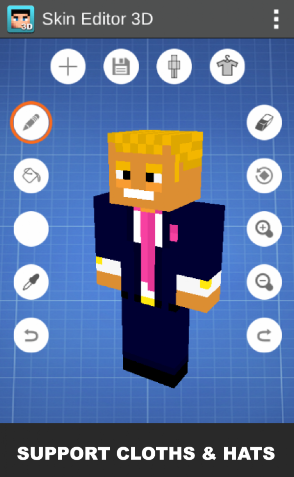 Skin Editor 3D for Minecraft स्क्रीनशॉट 7