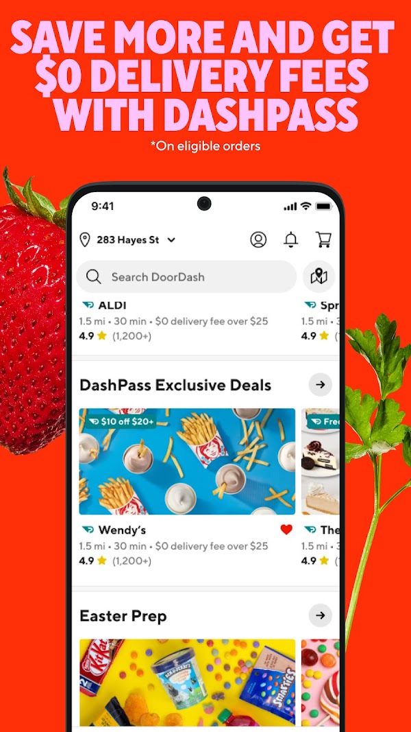 DoorDash - Essenslieferung Screenshots 4