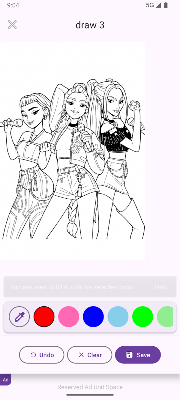 Kpop Demon Draw and Coloring スクリーンショット 6