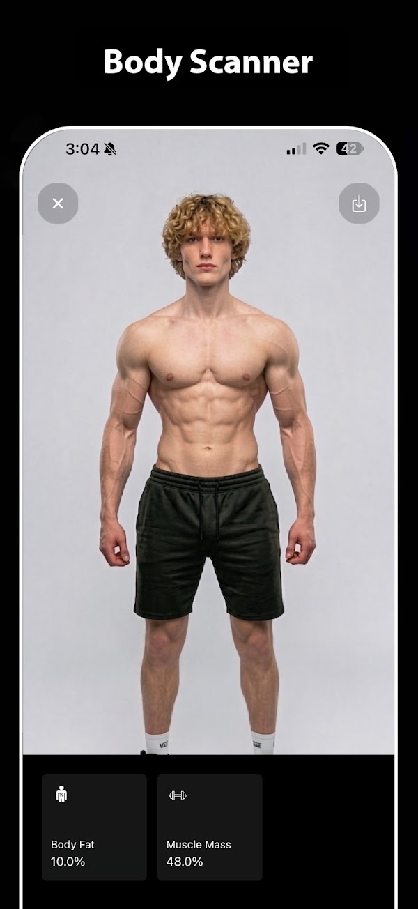 GigaBody: AI Muscle filter Screenshots 3