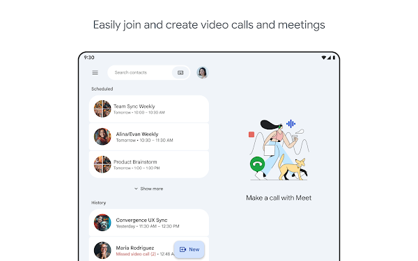 Google Meet स्क्रीनशॉट 7