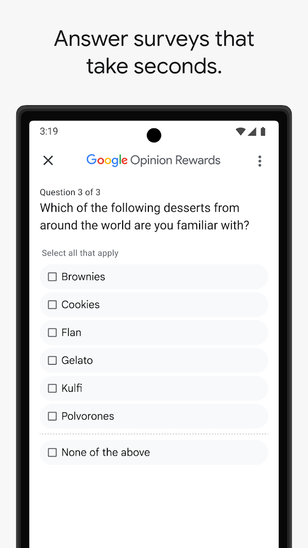 Google Opinion Rewards स्क्रीनशॉट 2