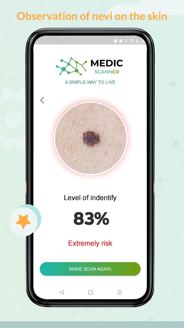 Medic Scanner - análisis piel Capturas de pantalla 4