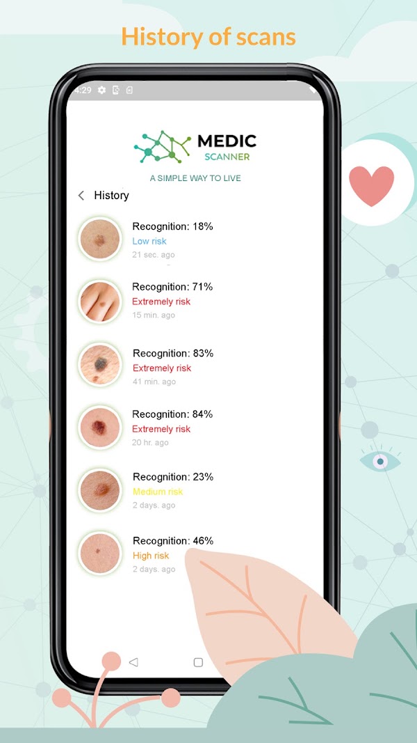 Medic Scanner - análisis piel Capturas de pantalla 5