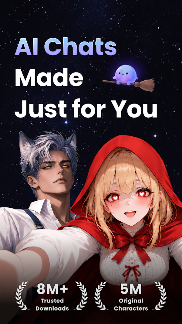zeta: AI Chat, Story, Play Скриншоты 1
