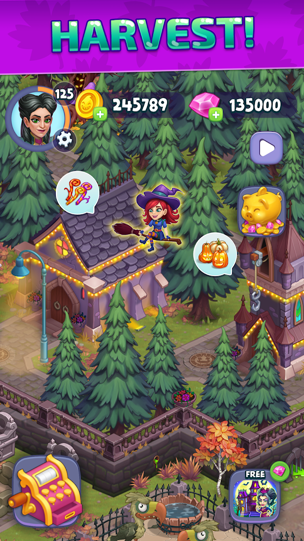هالوين سعيد: Monster Farm لقطات الشاشة 3