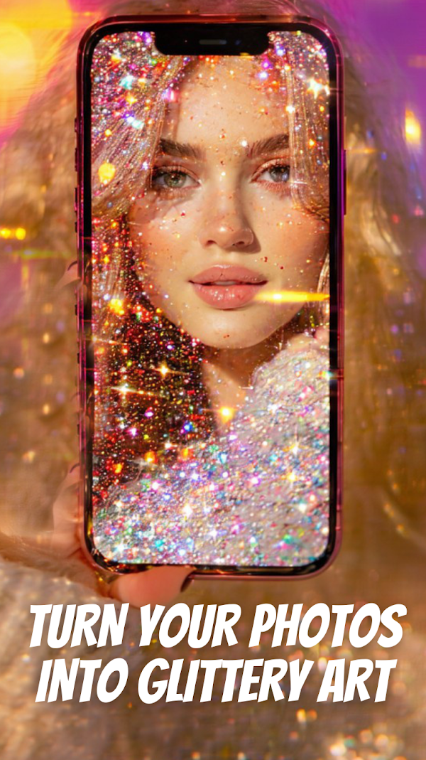 Glitter Live Wallpaper Glitzy स्क्रीनशॉट 2
