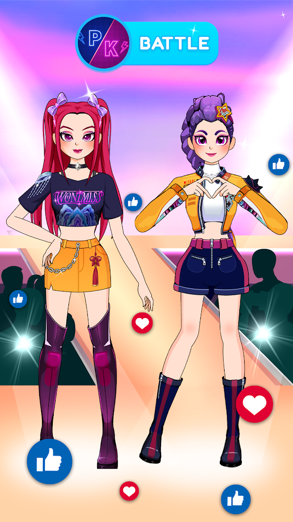 Left or Right: Star Girl Style Capturas de tela 10