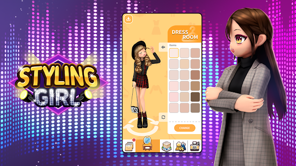 Styling Girl:3D Dress Up Game Screenshots 6