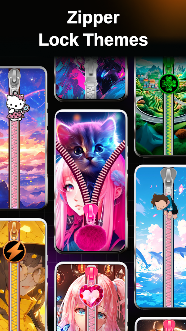 Zipper Lock Screen - ZippyLock Screenshots 2