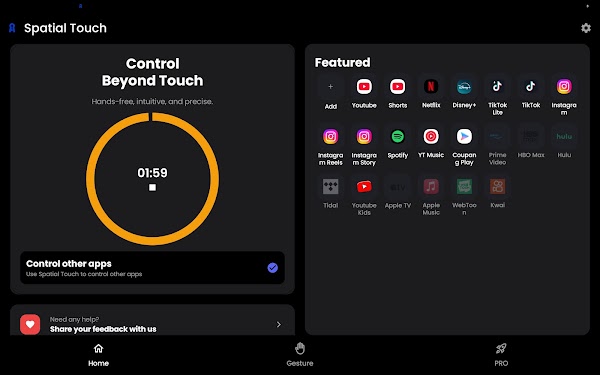 Spatial Touch™ - Air Gestures Capturas de pantalla 8