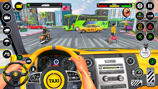 US Taxi Car Parking Simulator Capturas de pantalla 7