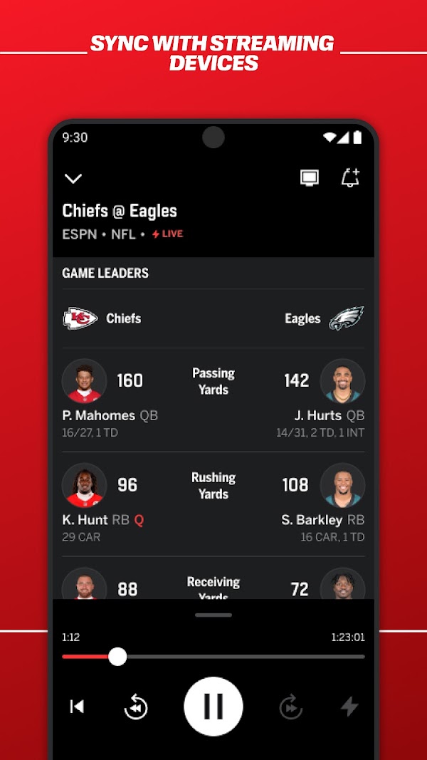ESPN स्क्रीनशॉट 5