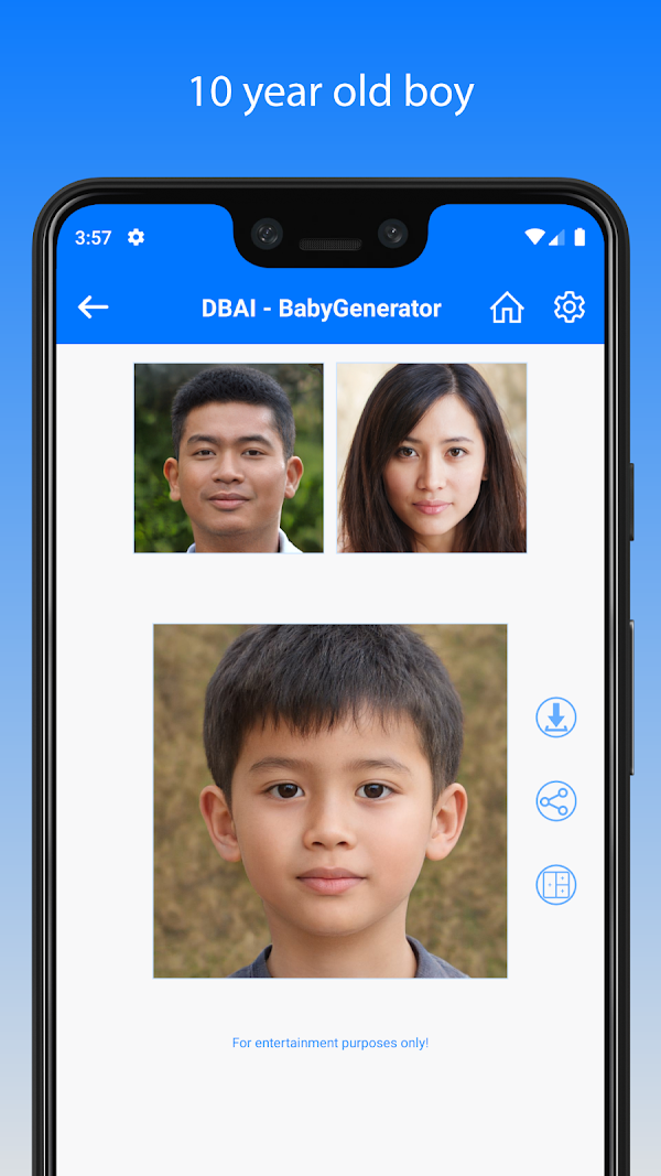 BabyGenerator - توقع وجه الطفل لقطات الشاشة 7