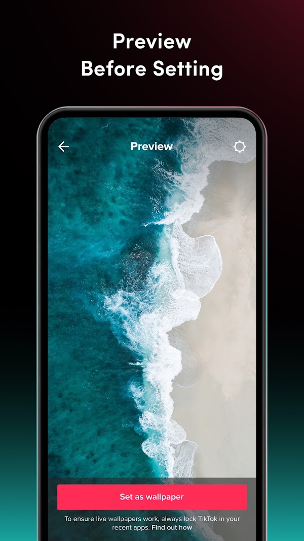 TickTock-TikTok Live Wallpaper Capturas de pantalla 8