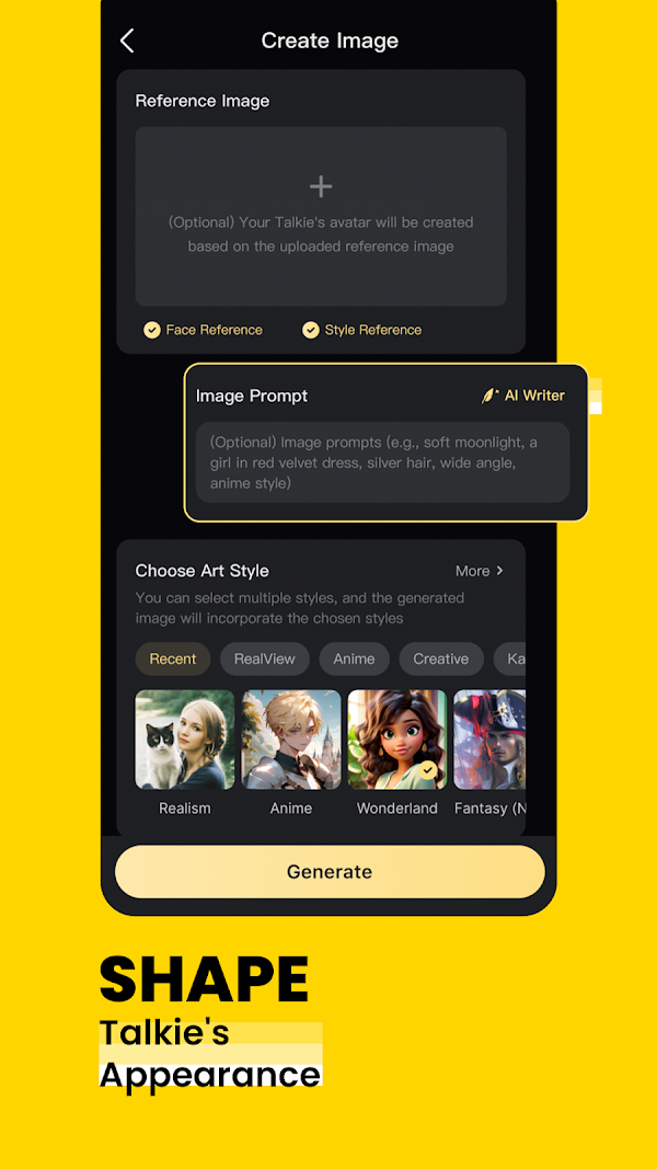 Talkie: Creative AI Community Screenshots 3