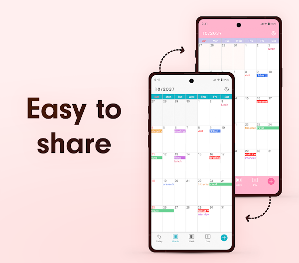 Simple Calendar - easy planner スクリーンショット 2