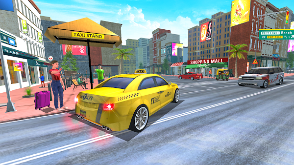 US Taxi Car Parking Simulator Capturas de pantalla 3
