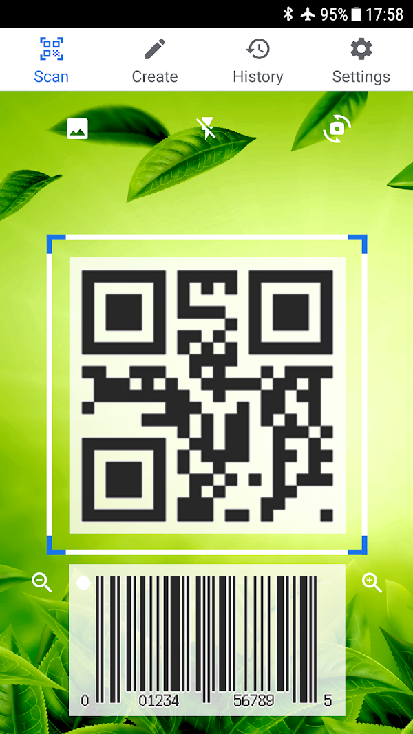 Считыватель и сканер QR-кодов Скриншоты 1