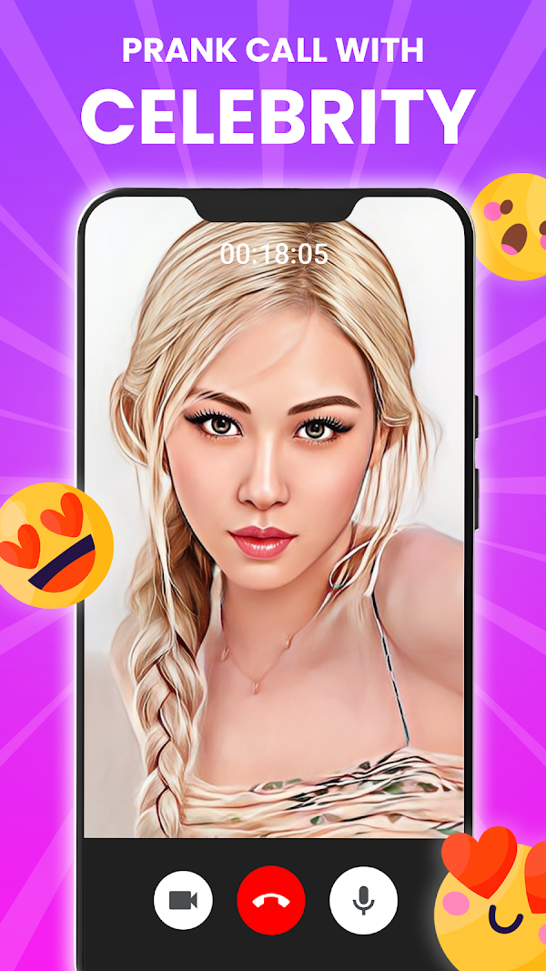 Prank Call - Idol Video Call Screenshots 1