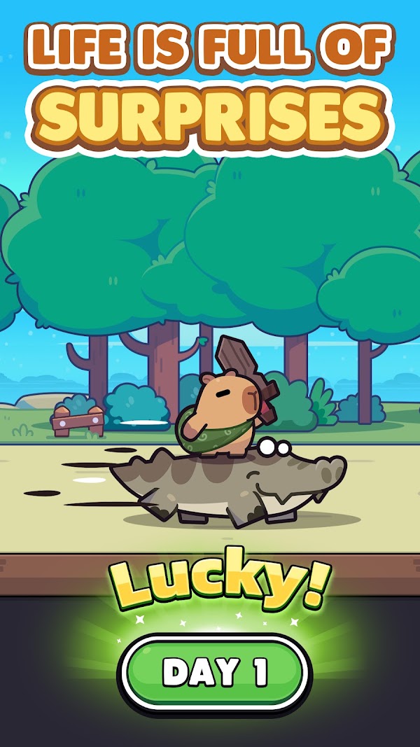 Capybara Go! Capturas de pantalla 1