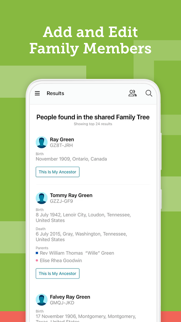 FamilySearch – Stammbaum Screenshots 5