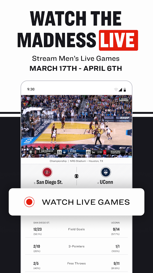 NCAA March Madness Live Скриншоты 1