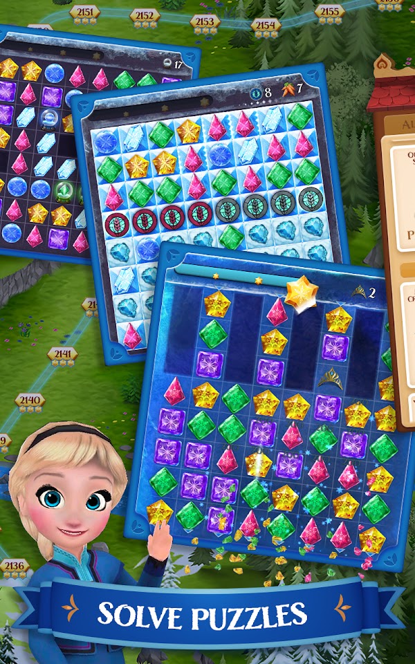 Disney Frozen Free Fall لقطات الشاشة 1
