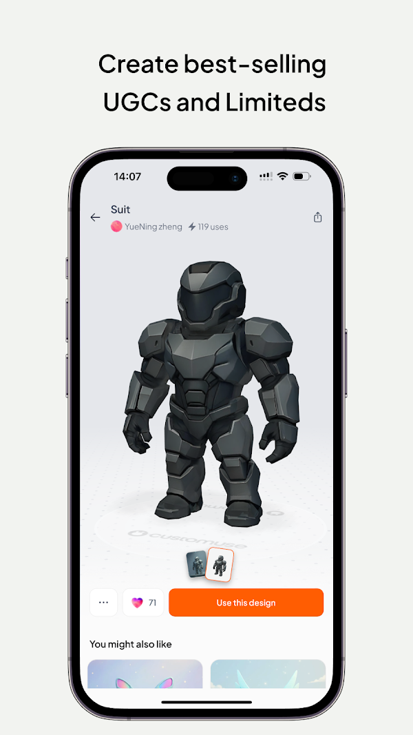Customuse: Skins Maker Roblox Screenshots 3