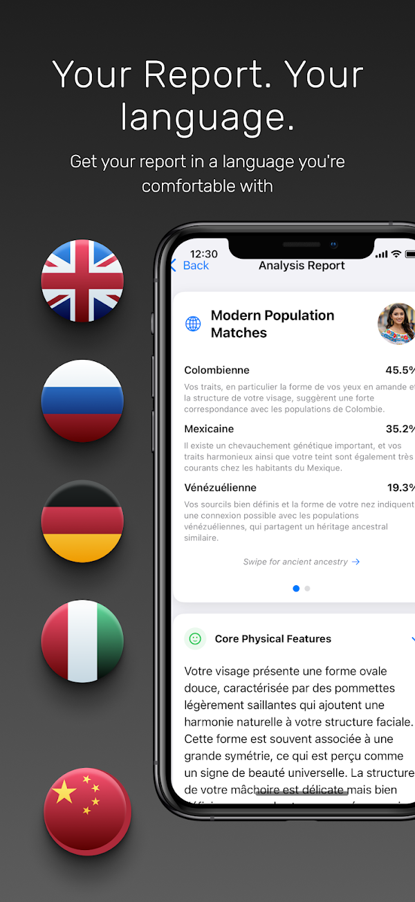 Face DNA: AI Ethnicity Test Capturas de pantalla 6