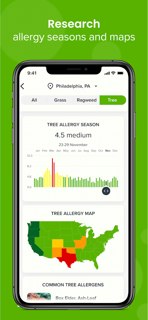 Allergy Plus by Pollen.com स्क्रीनशॉट 5