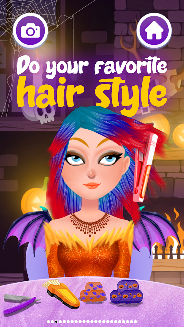 Hair Salon : Halloween Stylish Скриншоты 1