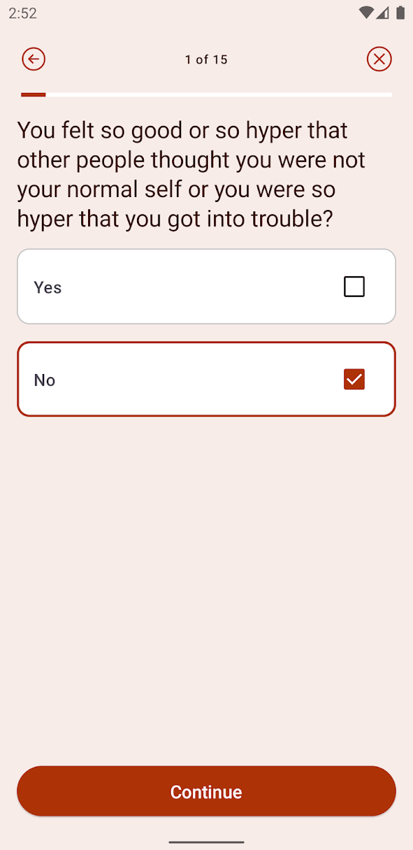 Bipolar Test Screenshots 2