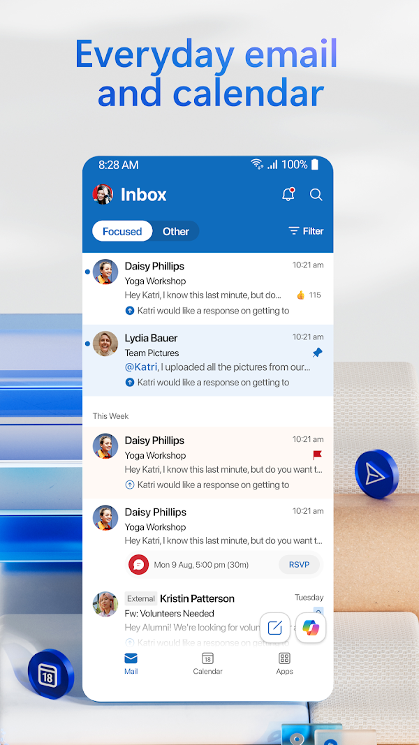 Microsoft Outlook スクリーンショット 1