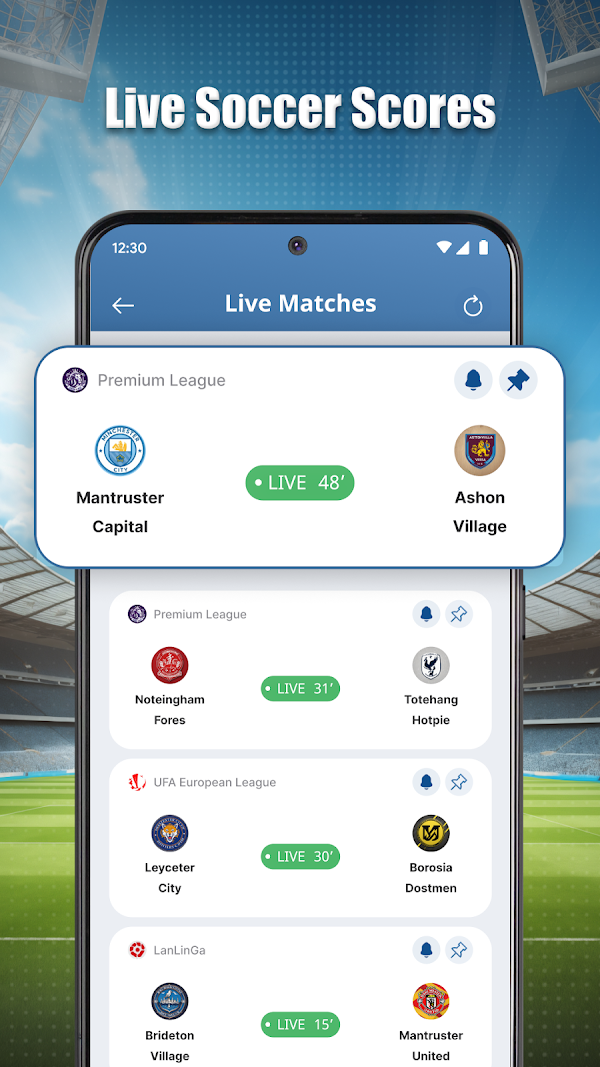 Fußball Live Ergebnisse Screenshots 1