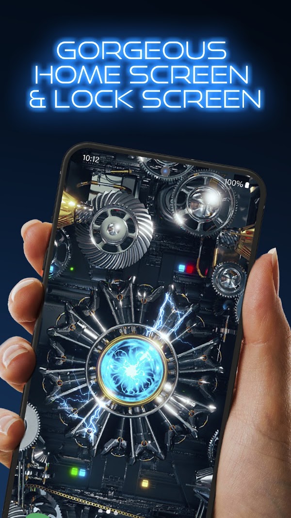 Fondos 3D Steampunk Energy Capturas de pantalla 7