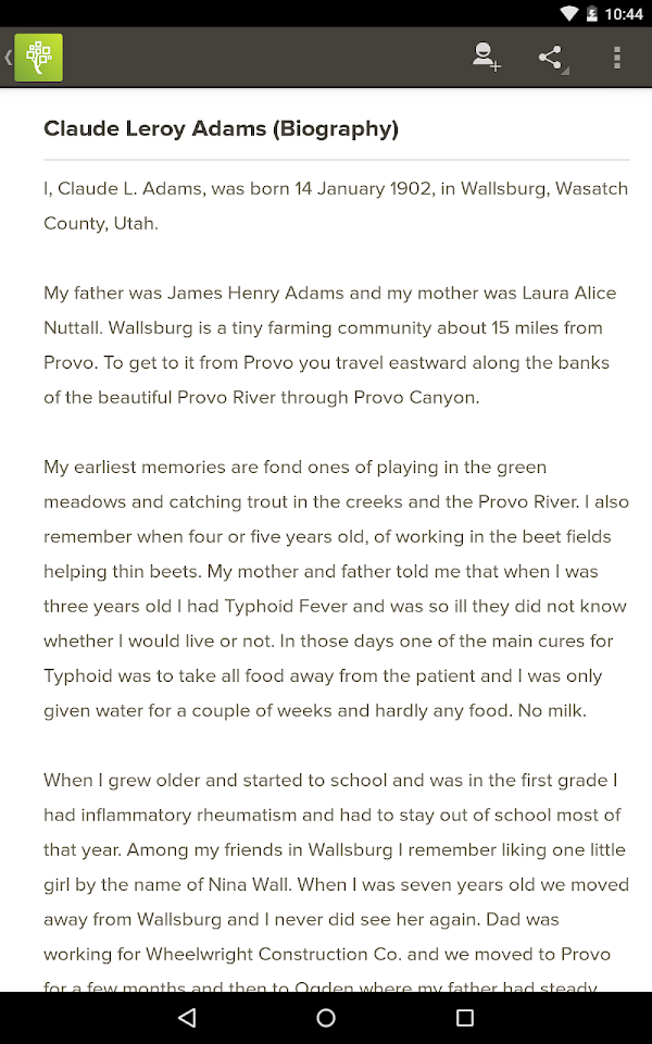 FamilySearch Memories Screenshots 10