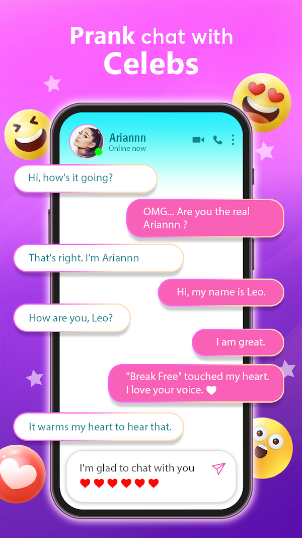 Idol Prank Video Call & Chat スクリーンショット 5