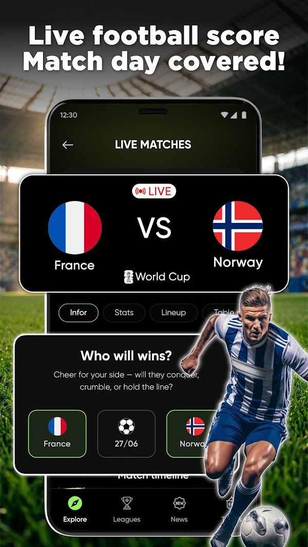 Live Scores: Football Match Screenshots 9