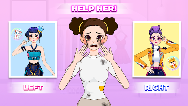 Left or Right: Star Girl Style Capturas de tela 7