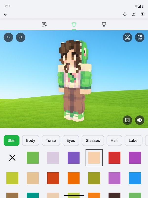 Skins Criador e 3D Editor Capturas de tela 12