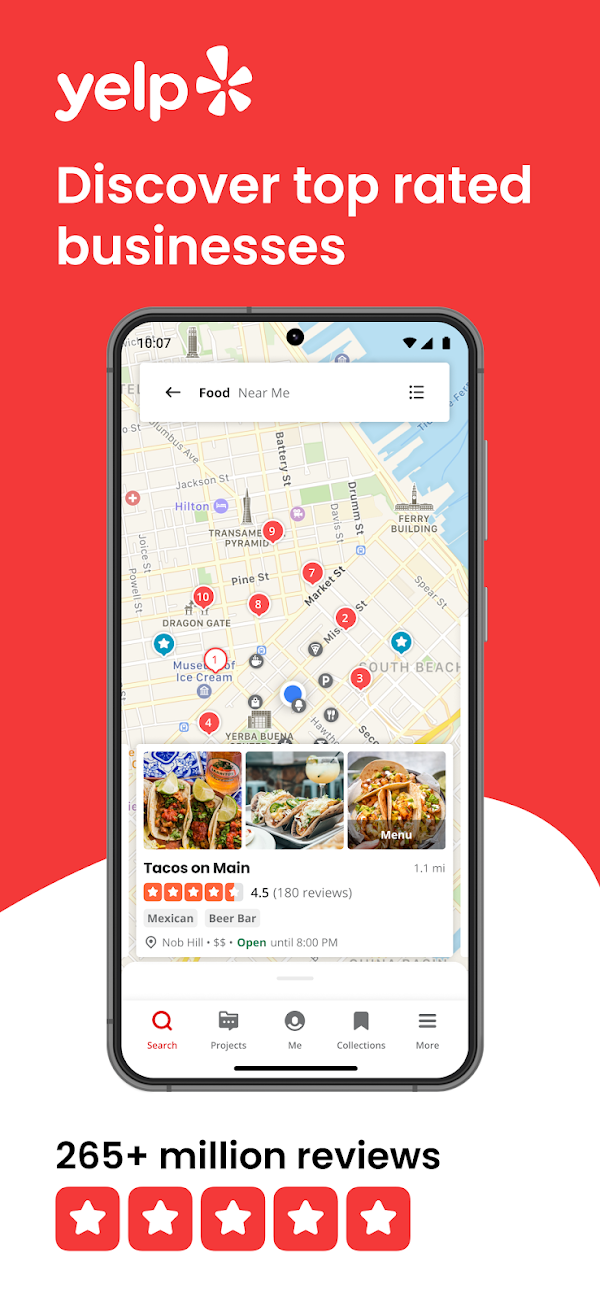 Yelp: Food, Delivery & Reviews Screenshots 1