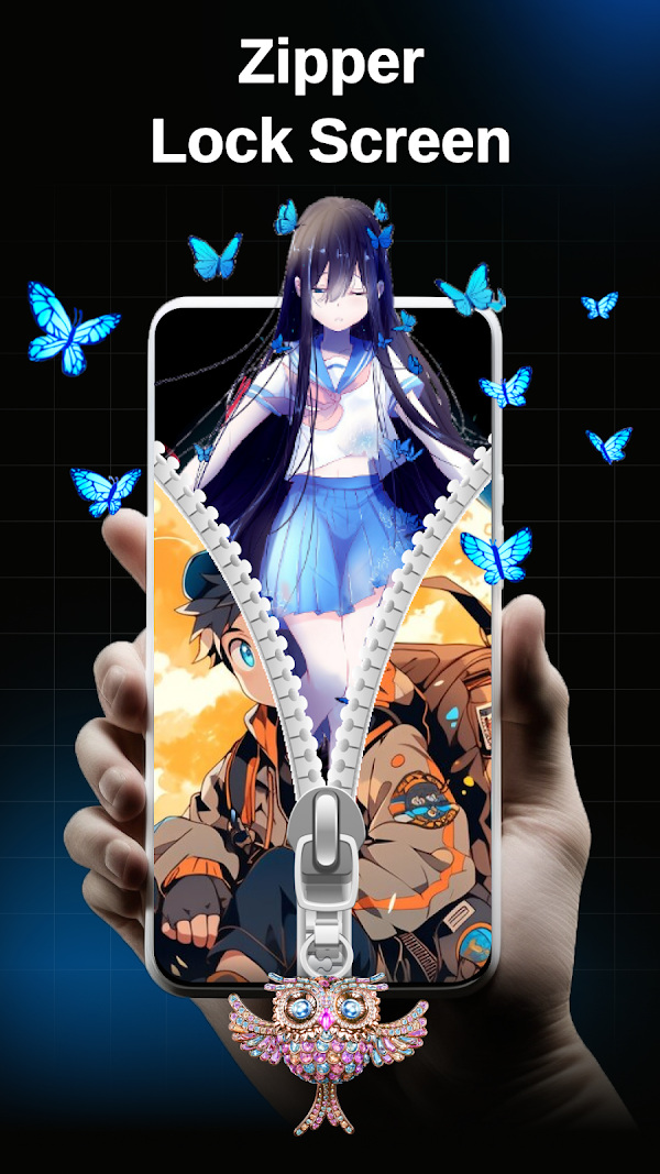 Zipper Lock Screen - ZippyLock Screenshots 1