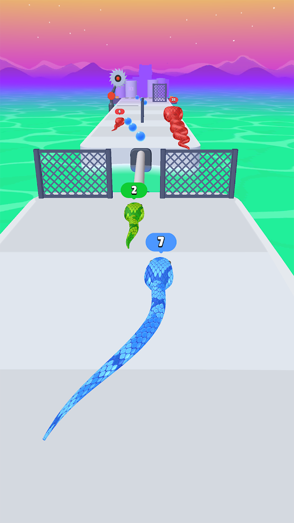 Snake Run Race・Juego Serpiente Capturas de pantalla 2