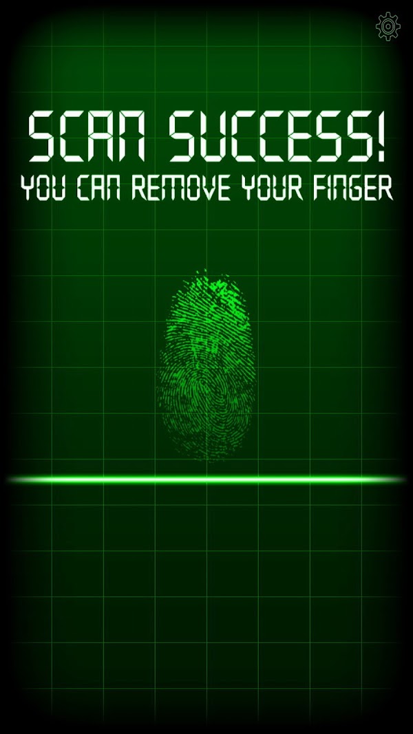 Fingerprint Scan Simulator スクリーンショット 2
