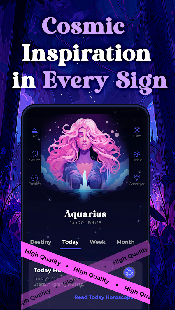 Zodiac & Horoscope: CosmicVibe Capturas de tela 2