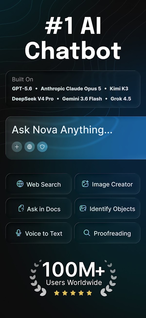 Nova - روبوت دردشة AI لقطات الشاشة 1