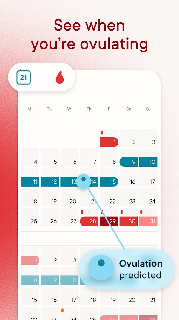 Clue Perioden Kalender Screenshots 2
