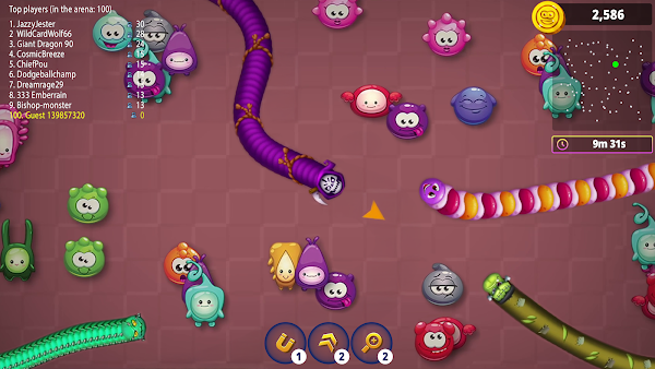 Червячная Зона .io Онлайн Игра Скриншоты 7