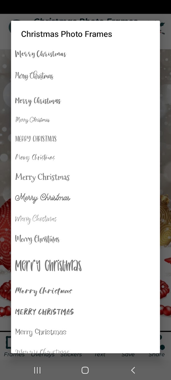 Christmas Photo Frames Editor Screenshots 5